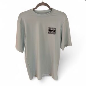 Billabong Crayon Wave Loose Fit Short Sleeve Surf Shirt • Size Medium